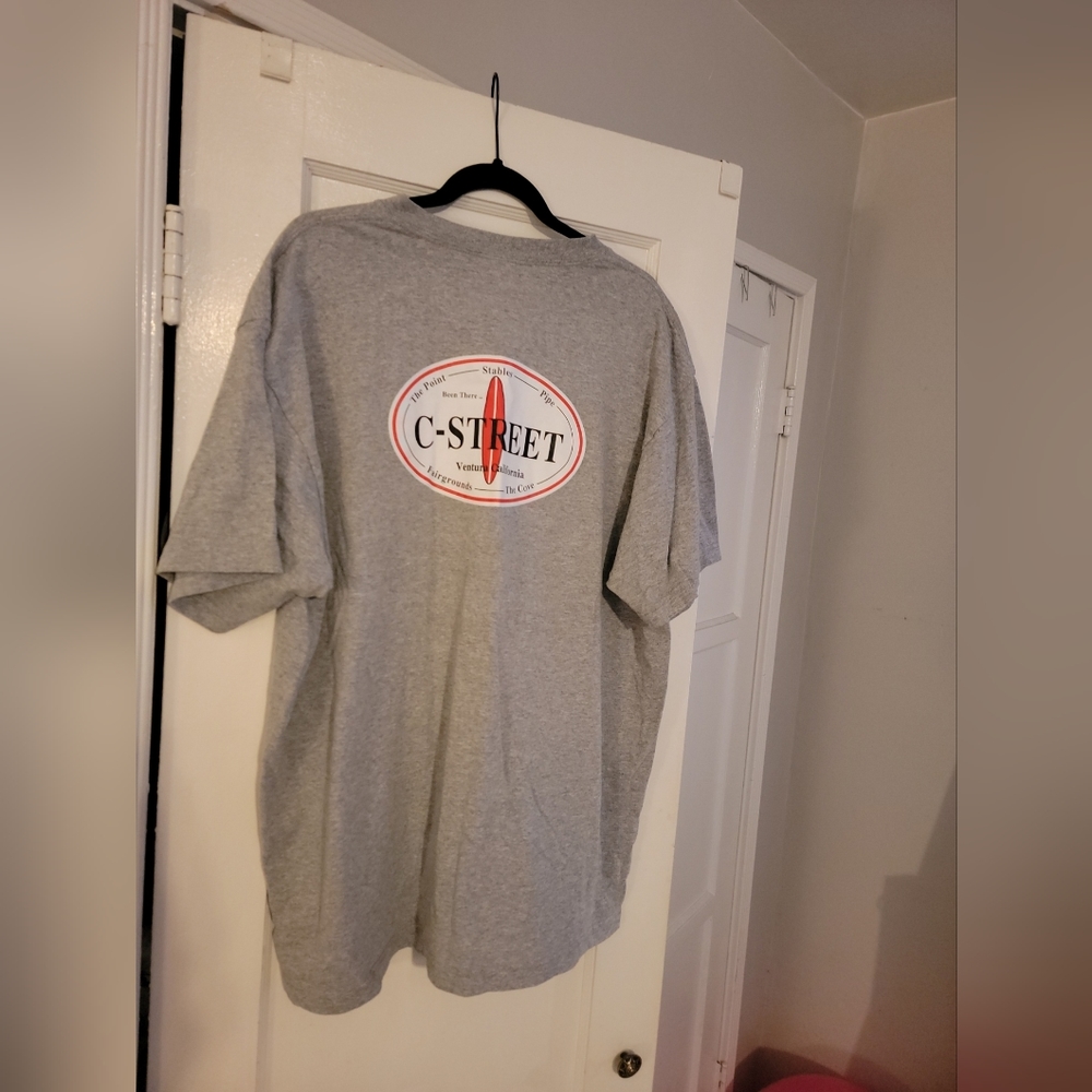 C - STREET VENTURA CA SURF BREAKS SURFBOARD  HIGH QUALITY S/S T-SHIRT 3xl